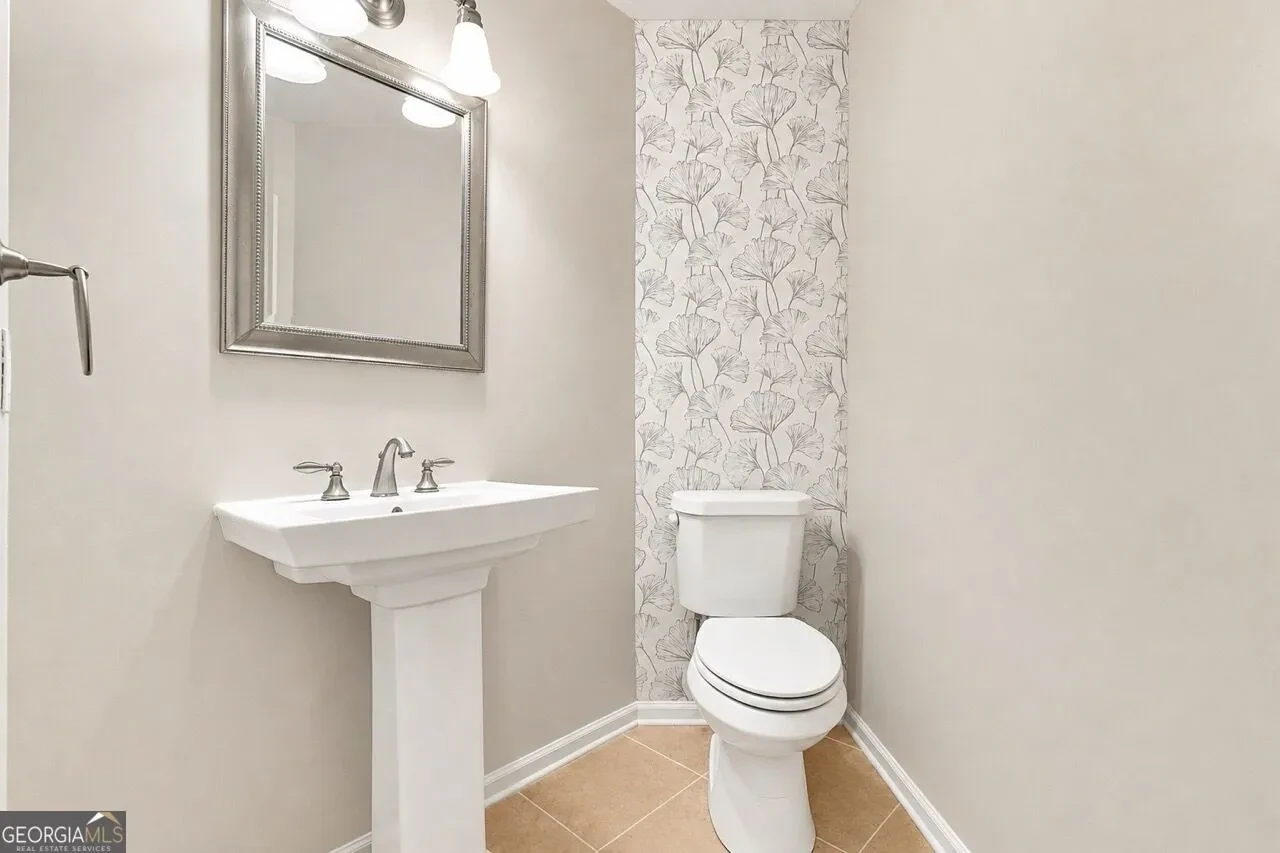 Hall bathroom with tub and shower